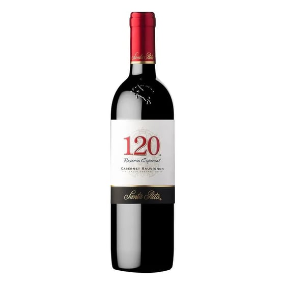 VINO TINTO SANTA RITA 120 CABERNE SAUVIG 750ML