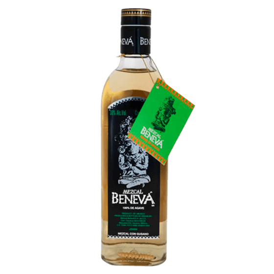 MEZCAL BENEVA REPOSADO C/GUSANO 750ML