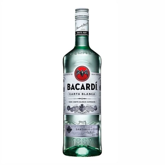 RON BACARDI BLANCO 980 ML