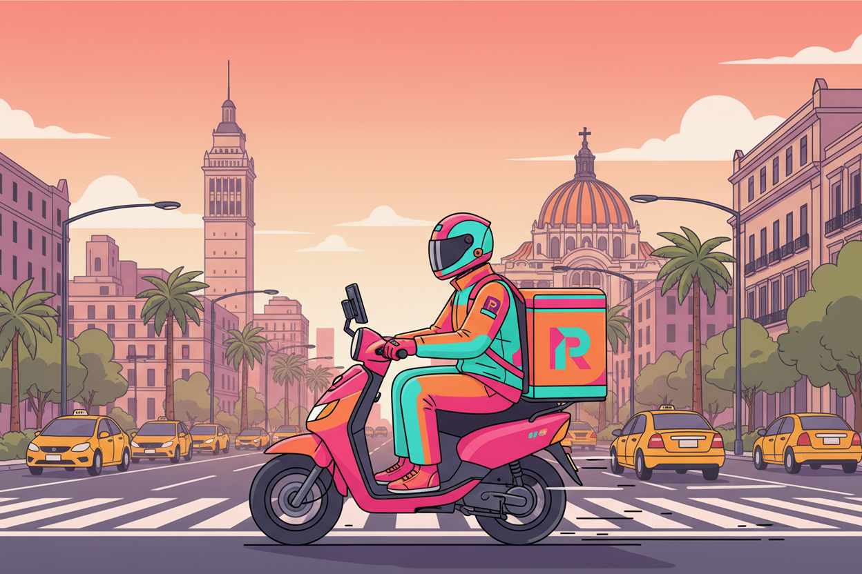 repartidor en moto cdmx algo como el estilo de rappi o didi 