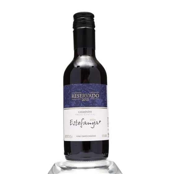 VINO TINTO RESERVADO ESTEFANYA MERLOT 187ML