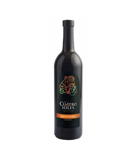 VINO TINTO CUATRO SOLES CAB SAU 750ML