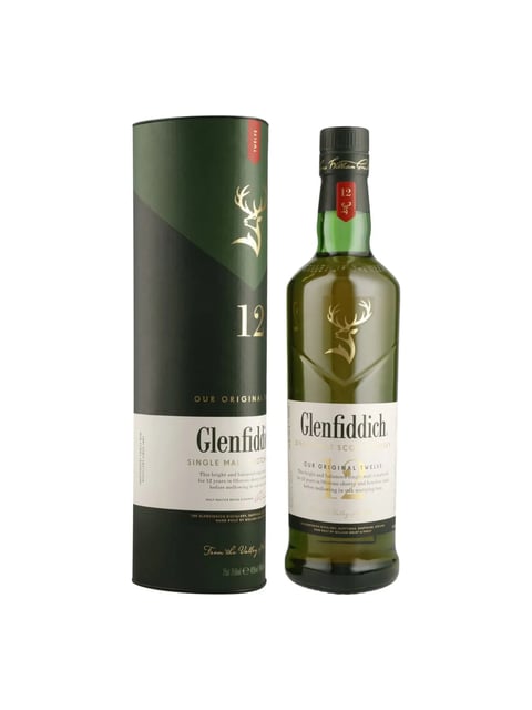 WHISKY GLENFIDDICH 12 AÑOS 750ML