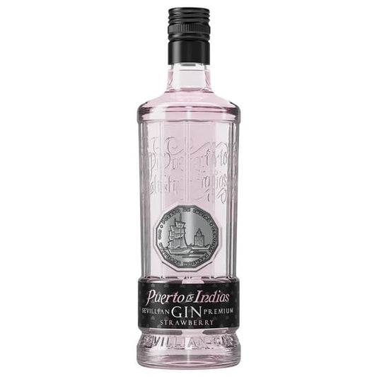 GINEBRA PUERTO DE INDIAS STRAWBERR 750ML