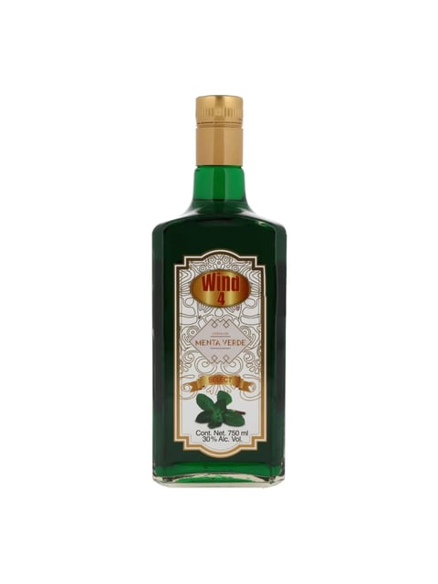 LICOR WIND 4 MENTA VERDE 750ML