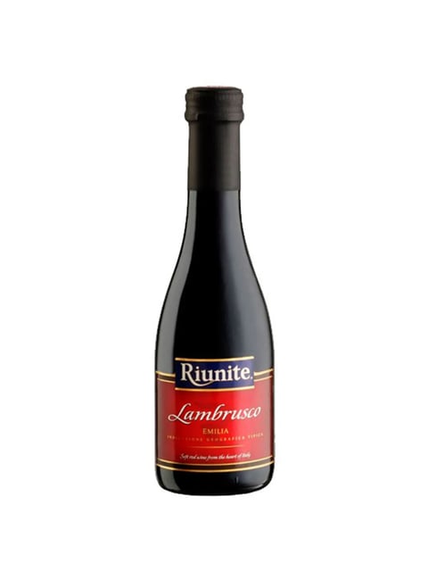VINO TINTO LAMBRUSCO RIUNITE 187ML