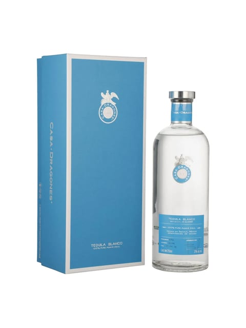 TEQUILA CASA DRAGONES BLANCO 750ML