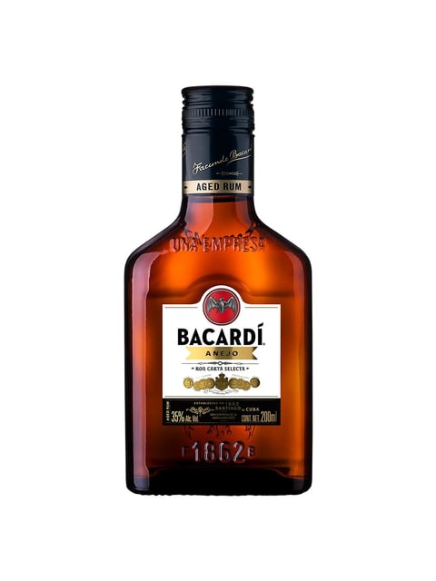 RON BACARDI AÑEJO 200ML