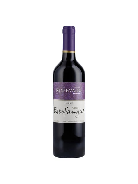 VINO TINTO RESERVADO ESTEFANYA MERLOT 750ML