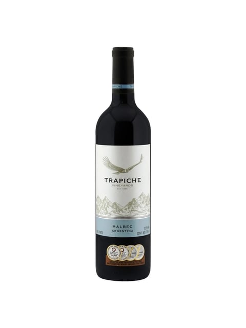 VINO TINTO TRAPICHE MALBEC 750ML